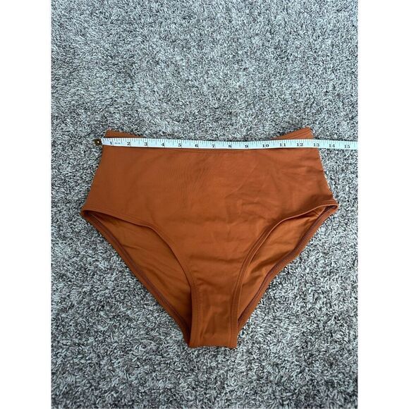 NWOT Andie High Waist Bikini Swim Bottom in Cinnamon Brown Women’s XS beach - Picture 7 of 8